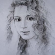 Схема вышивки «девушка»