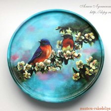 Схема вышивки «тарелочка»