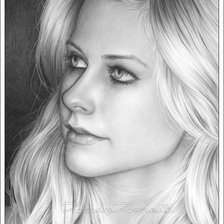 Схема вышивки «Аврил Лавин»