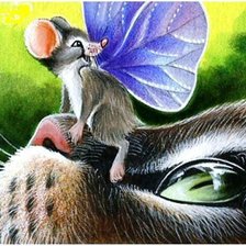 Схема вышивки «мечтатель»