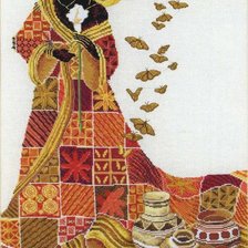 Схема вышивки «Бабочки»