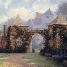 Схема вышивки «ворота в туман»