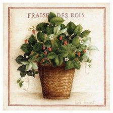 Земляника в корзине