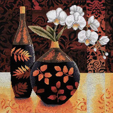 Схема вышивки «орхидея»