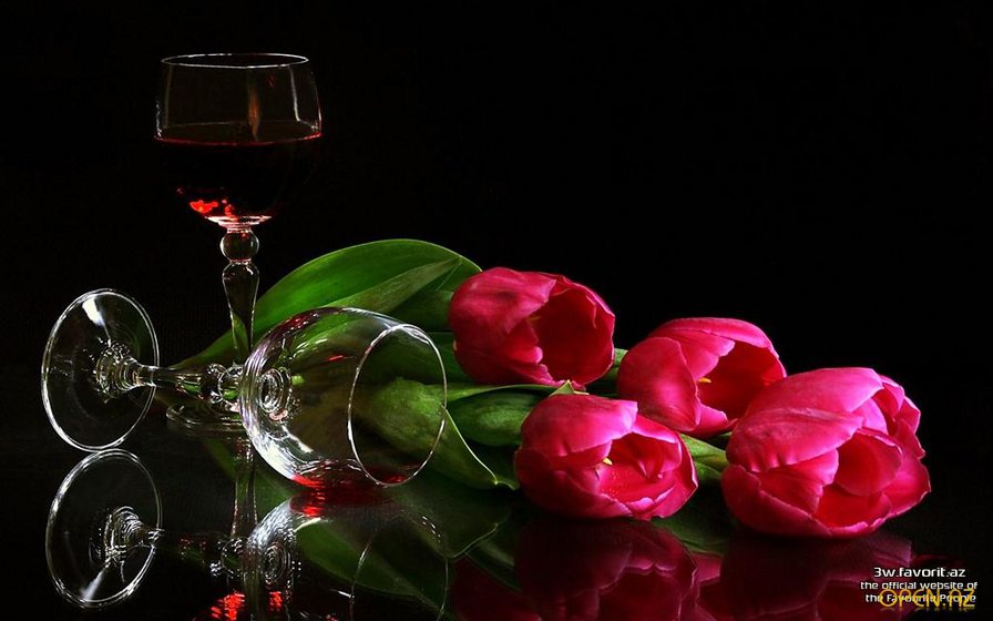 №673114 - натюрморт, цветы, тюльпаны - оригинал