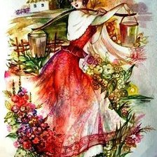 Схема вышивки «казачка»