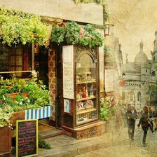 Схема вышивки «Магазинчик»