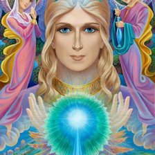 Схема вышивки «Архангел Рафаил»