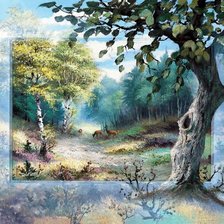 Схема вышивки «на опушке»