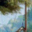 Предпросмотр схемы вышивки «домик у речки» (№673497)