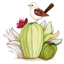 Схема вышивки «Cactus»