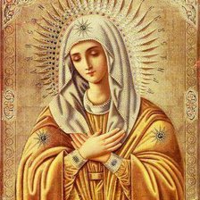 Схема вышивки «богородица»