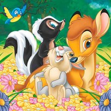 Схема вышивки «Бэмби»