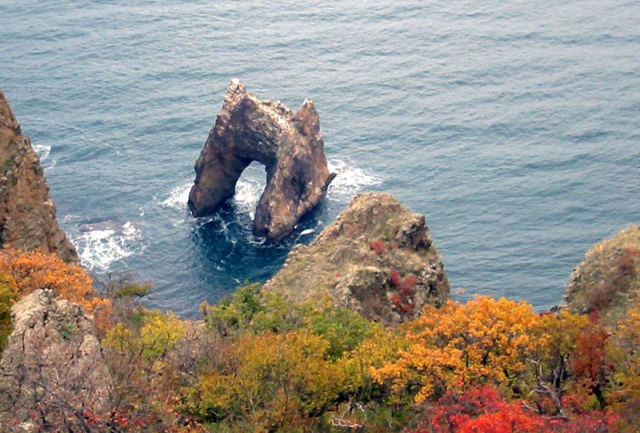 золотые ворота коктебель - крым, золотые ворота, коктебель, море - оригинал