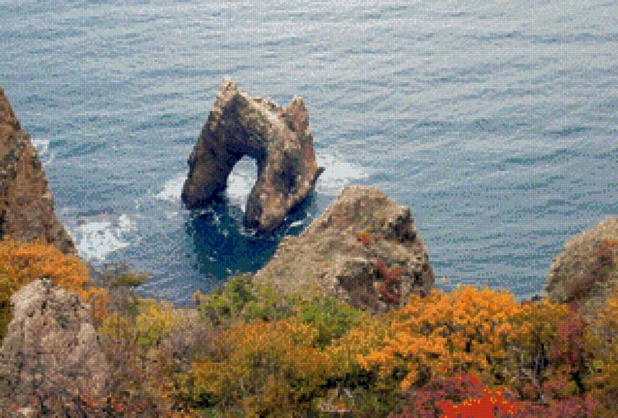 золотые ворота коктебель - золотые ворота, море, крым, коктебель - предпросмотр