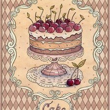 Схема вышивки «Тортик»