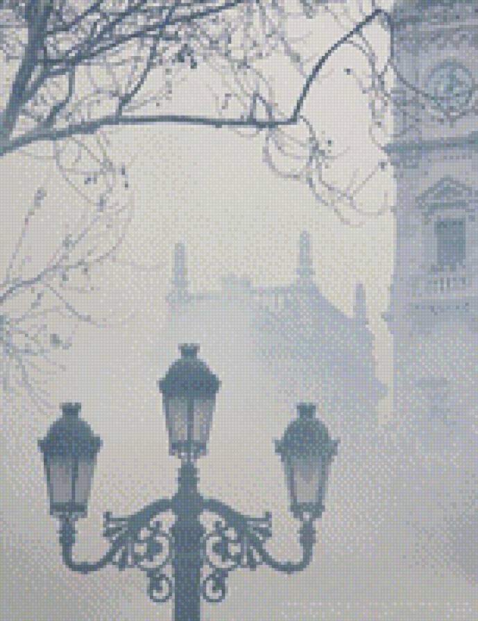 №674431 - фонарь, туман - предпросмотр