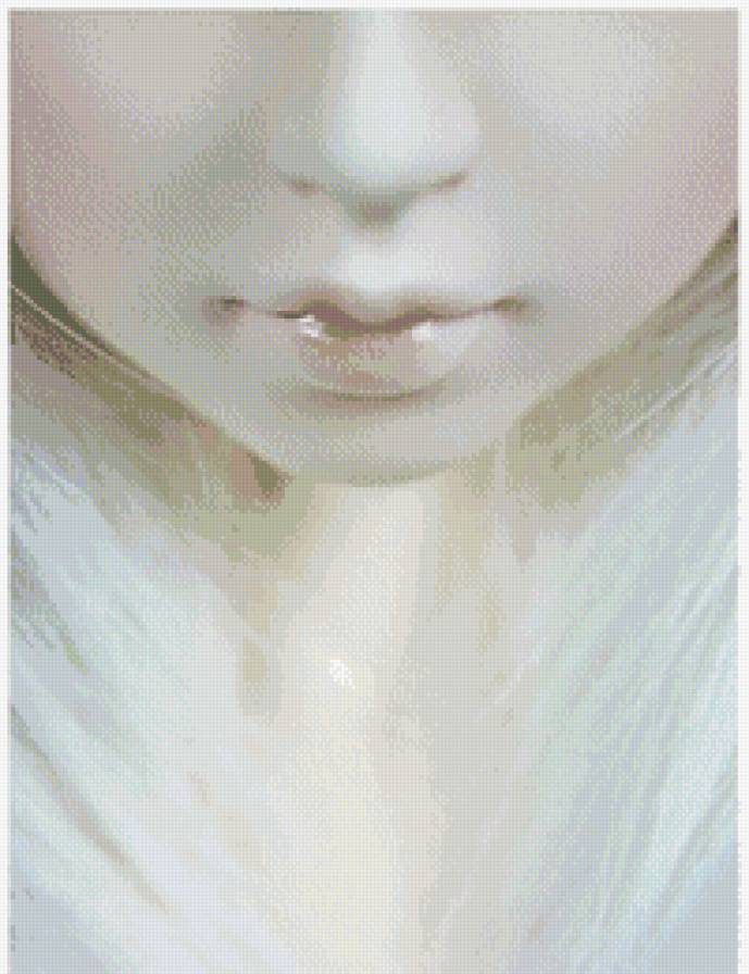 №674444 - губы, белый, девушка - предпросмотр