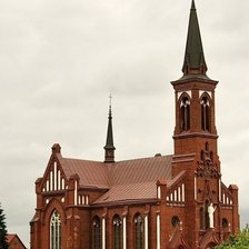 Схема вышивки «Костёл»