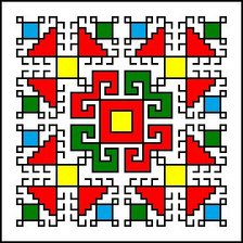 Схема вышивки «Чăваш тĕрри»