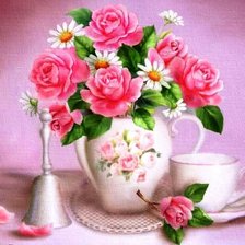 Схема вышивки «пано для столовой»