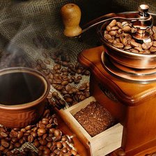 Схема вышивки «Кофе»