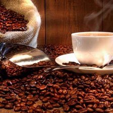 Схема вышивки «Кофе»