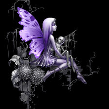 Схема вышивки «фея»