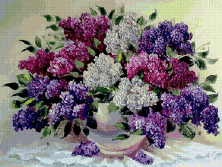 букет сирени - цветы - предпросмотр