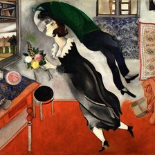 Схема вышивки «Шагал Любовь»