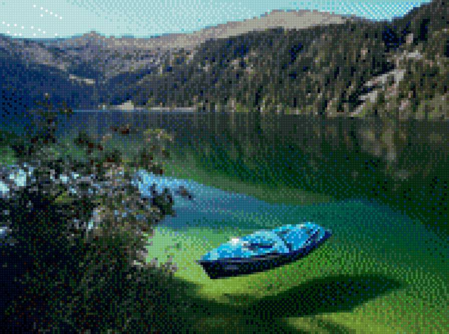 Природа - горы, озеро, природа - предпросмотр