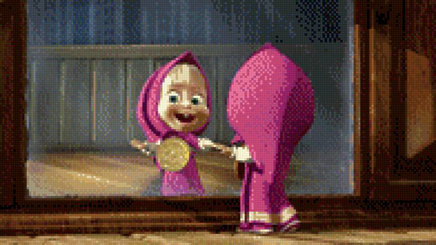 До чего ж я хороша! - мультики, маша, герой, персонаж, медведь - предпросмотр