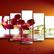 Схема вышивки «Орхидеи»