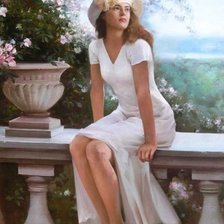 Схема вышивки «женские портреты»