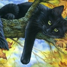 Схема вышивки «Котенок»