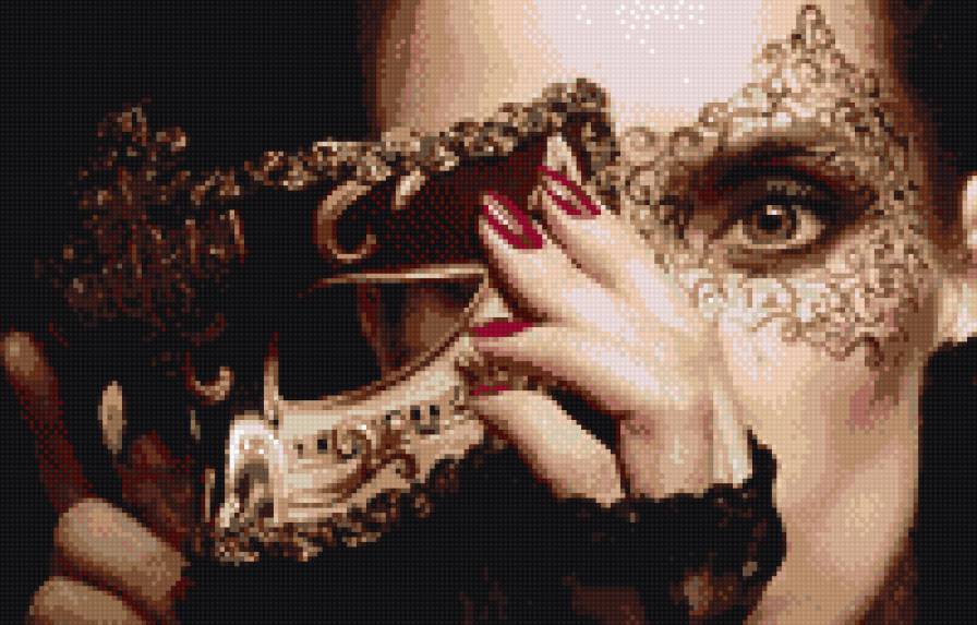 карнавал - венеция, портрет, карнавал, девушка, женщина, маска - предпросмотр