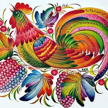 Схема вышивки «Петух»
