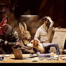 Схема вышивки «животные»