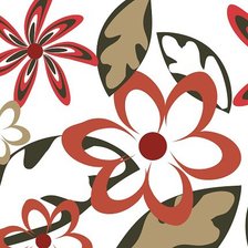 Схема вышивки «дуэт-цветы-1»