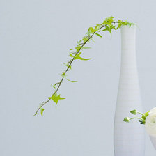 Схема вышивки «триптих ваза с цветами - левая часть»