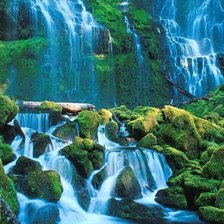 Схема вышивки «водопад»