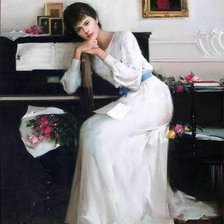 Схема вышивки «женские портреты»