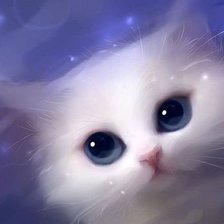 Схема вышивки «Лунный кот»