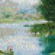 Предпросмотр схемы вышивки «лесное озеро» (№677208)
