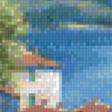 Предпросмотр схемы вышивки «приморский пейзаж» (№677211)