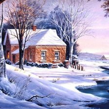 Схема вышивки «тихая речка»