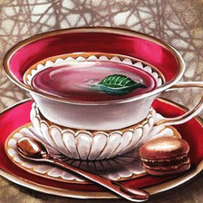 Схема вышивки «Чай»