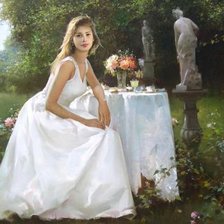 Схема вышивки «женские портреты»