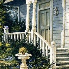 уютный дворик