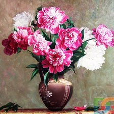 букет пионов